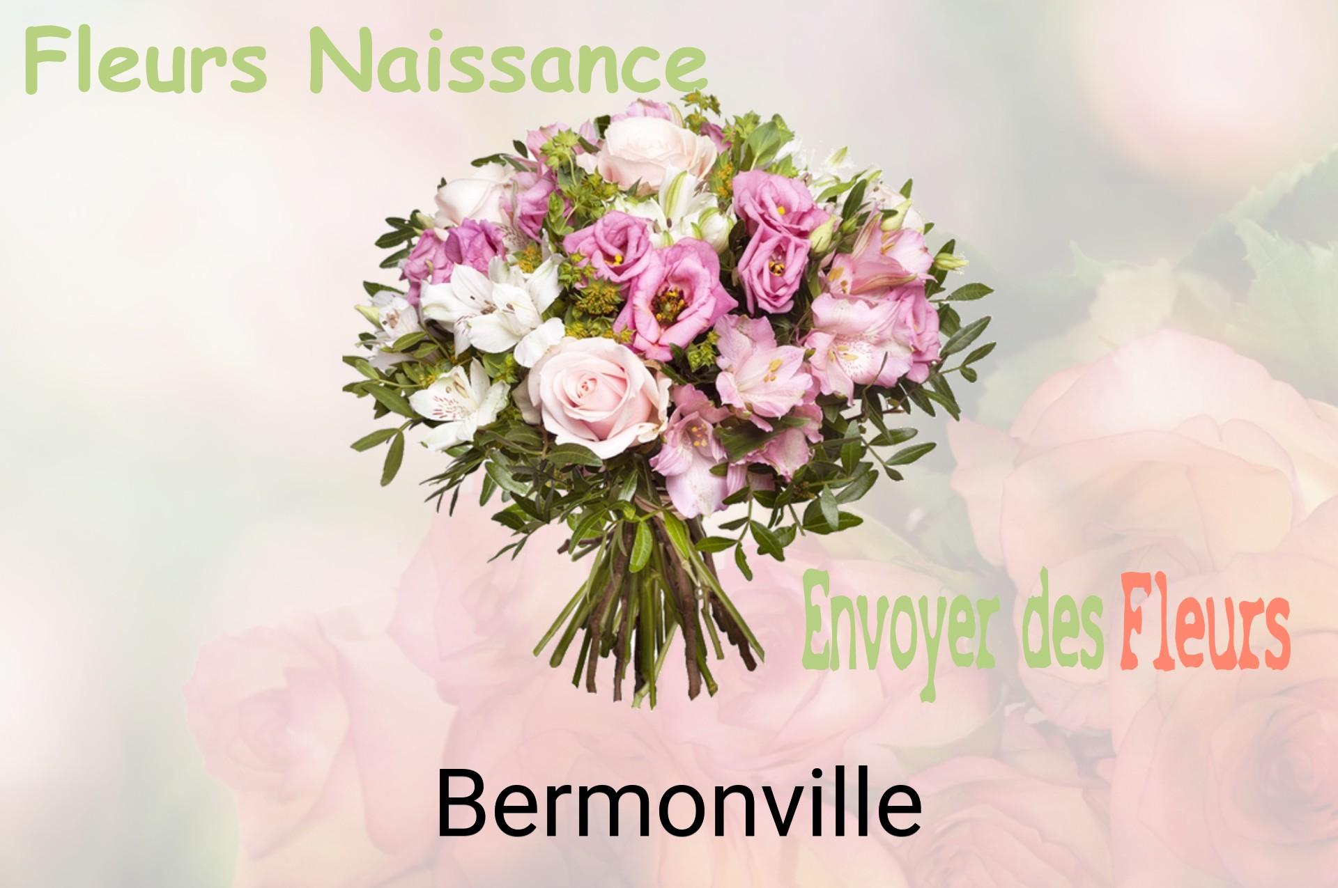 Bouquet de fleurs de naissance livré à Bermonville