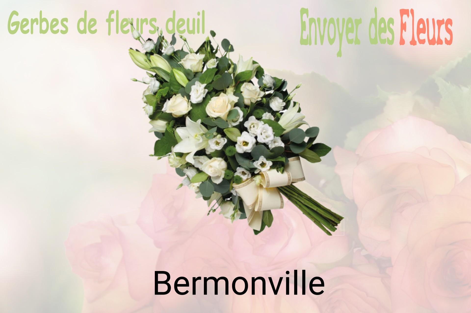 Gerbe de fleurs de deuil livrée à Bermonville